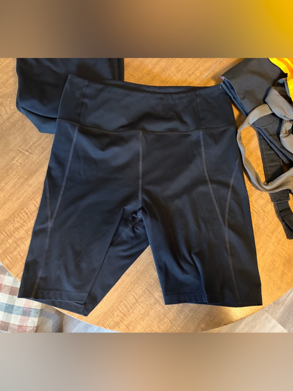 Black Athletic Biker Shorts girlfriend